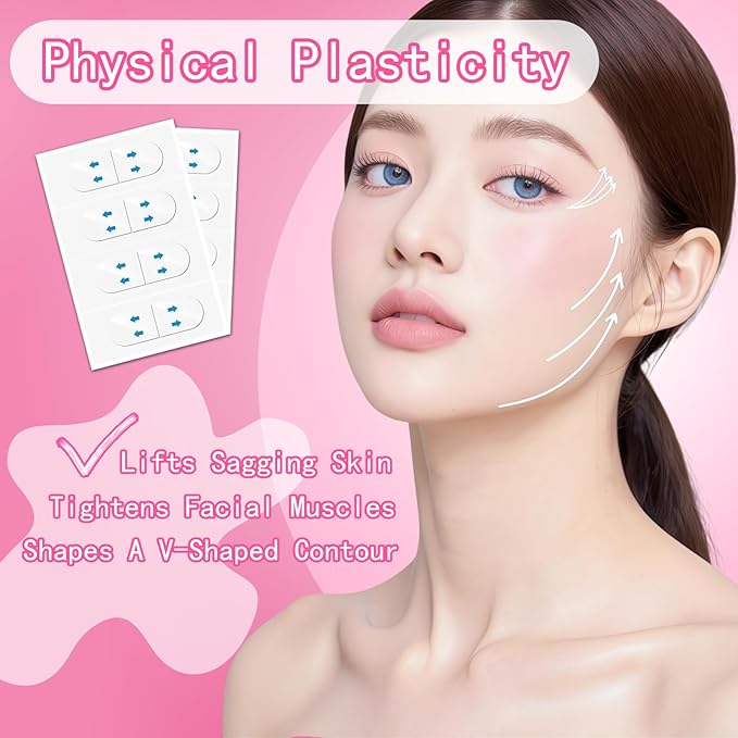 Face Tape Lifting Invisible - Eye Facelift Tape for Face Invisible - Instant Lift Stickers for Sagging Skin, Wrinkles, Double Chin, Neck, Eyes