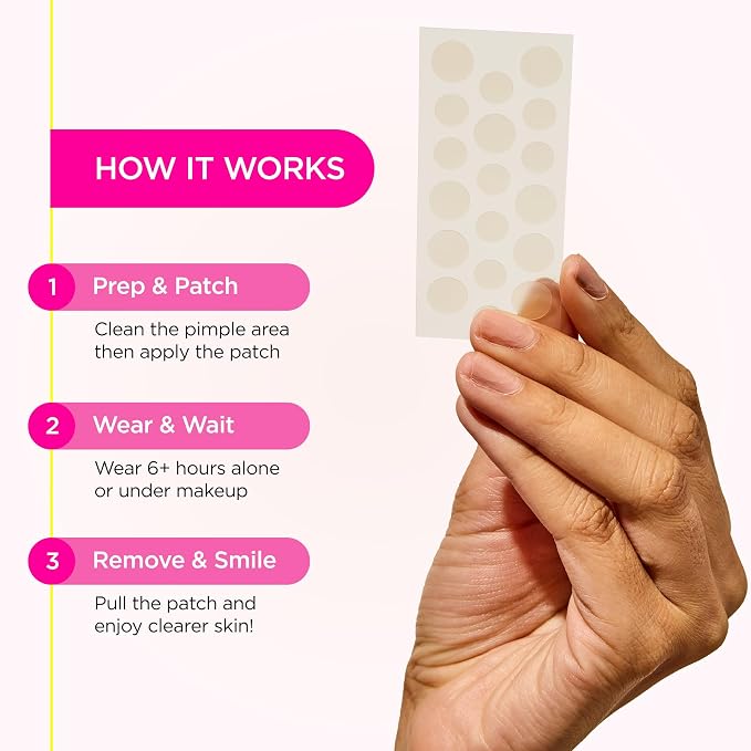 ZitSticka GooGetter Pimple Patches for Face and Body - Hydrocolloid Acne Patches for Zits & Blemishes - Fast-Acting & Effective - 72 Count