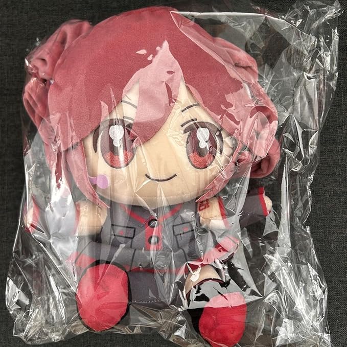10inch Kasane Teto Plush, Teto Figure, Stuffed Figure Throw Pillows Home Decor Virtual Character Musical Soft Doll Gifts