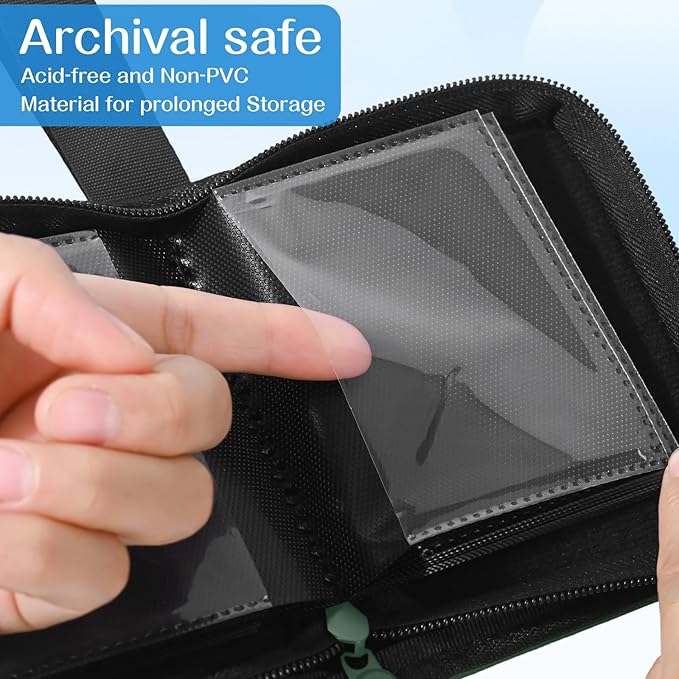 1 Pocket Card Binder–Collectible Trading Card Album,Single Card Holder with 20 Pages,Holds 40 Cards, Side-Loading Mini Binder for TCG,MTG,Sports,Baseball,Football,Small Sports Card Book，Green