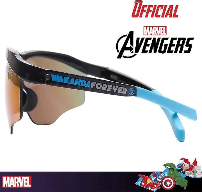 ARKAID Marvel Kids Sunglasses | Iron Man & Captain America Dress-Up Accessories | UV400 | One Size Fits Most Kids