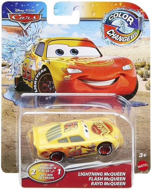 Mattel Disney Cars Color Changer Cruisin McQueen Yellow/Red (Red and Yellow)