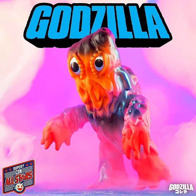 Super7 Toho Godzilla Hedorah Vintage Toy (Hawaii) '70-3.75" Toho Godzilla Action Figure Classic Movie Collectibles and Retro Toys