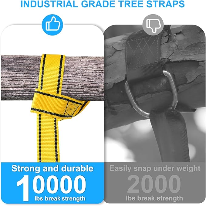 Trekassy 1,000lbs Capacity 40" Saucer Tree Swing for Kids & Adults with Heavy Duty Rust-Resistant Chains, UV/Wear Proof Textilene Fabric Outdoor Disc Round Swing Seat for Backyard