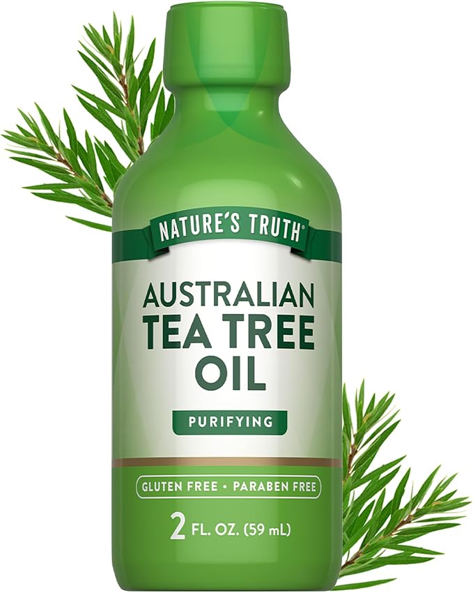 Nature's Truth Tea Tree Oil for Skin | 2 oz | Diffuser and Aromatherapy | Pure Australian Tea Tree Essential Oil | Non-GMO & Gluten Free