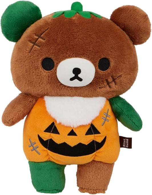San-X Original Rilakkuma Halloween Monster Series Plush - 13" Pumpkin Chairoikoguma