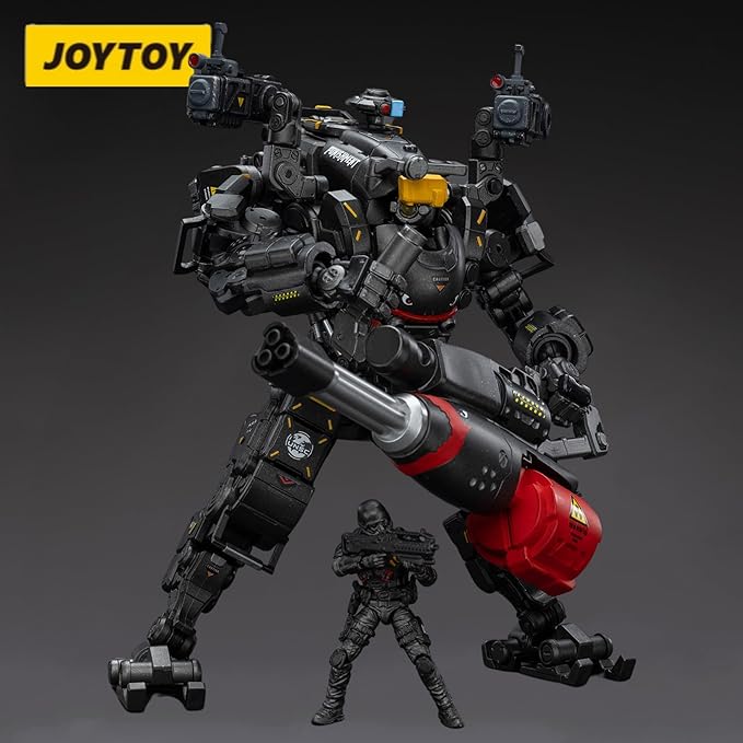 JOYTOY Action Figures 1/25 God of War 86-II Assault Anime Soldier Figure and Mecha PVC DIY Robot Collectible Military Model Collection