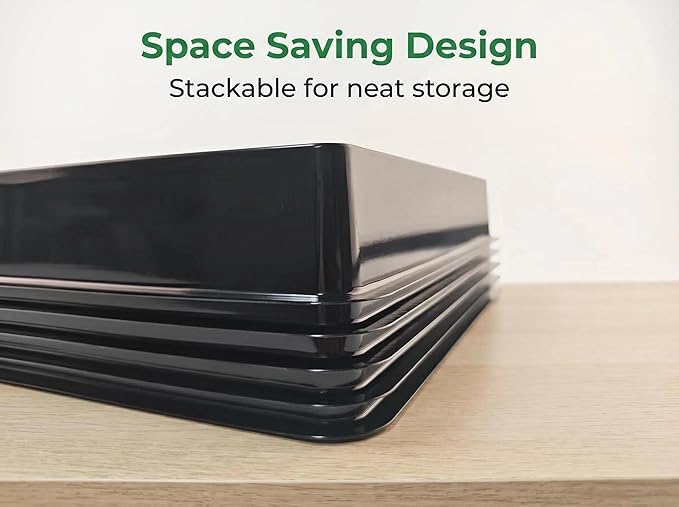 Card Sorting Tray 5ct – 18 Compartment Each, Stackable Trading Card Organizer for TCG, Durable Card Storage Sorter for Sports MTG Cards