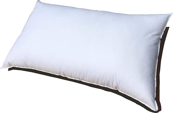 Pillowflex Synthetic Down Pillow Insert 20x30 in - Karate Chop Pillow | Set of 2 - Large Rectangle Sham Forms, Plush Polyester Cotton Blend, Cloud-Like Comfort, Clump-Resistant Fill, Smooth Finish