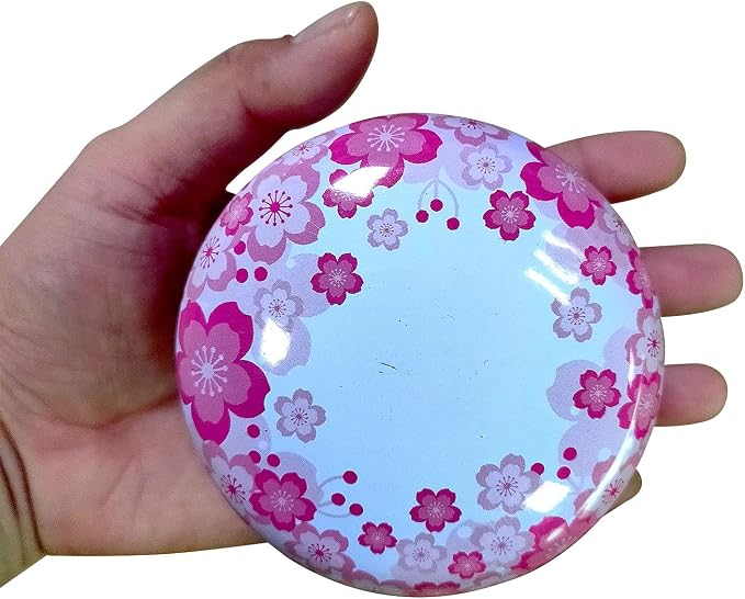 Topwon Powder Case with Powder Puff for Body Powder Container Dusting Powder Case for Baby&Mom (Pink)