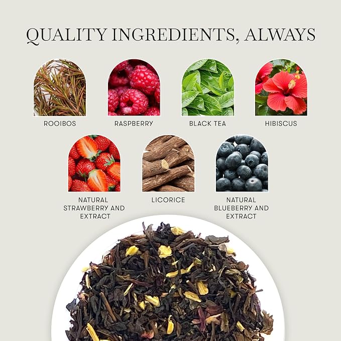 Luxmi Estates - Hibiscus Black Tea, 100gm (3.48 Oz) loose Tea pack