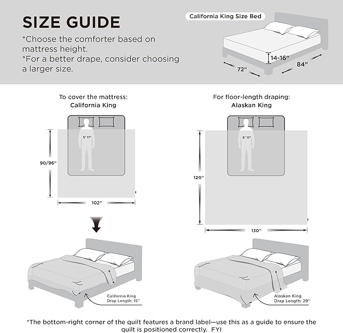 Bedsure Comforter Duvet Insert - Quilted Comforters Cal King Size, All Season Duvet, GentleSoft Down Alternative Bedding Blanket, with 8 Tabs, Gifts for Women/Men, Red, California King 96X102 Inches