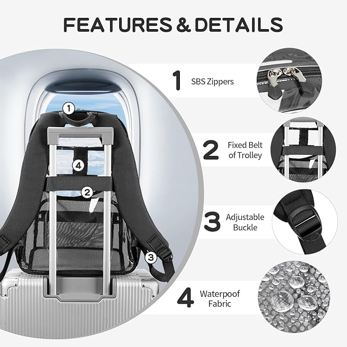 Cusangel Clear Backpack for kids,16in Heavy Duty Clear BookBag,TPU Large Capacity Black See Through bookbag for Stadiums,Concerts,Plastic transparente para mujer for 8Age+