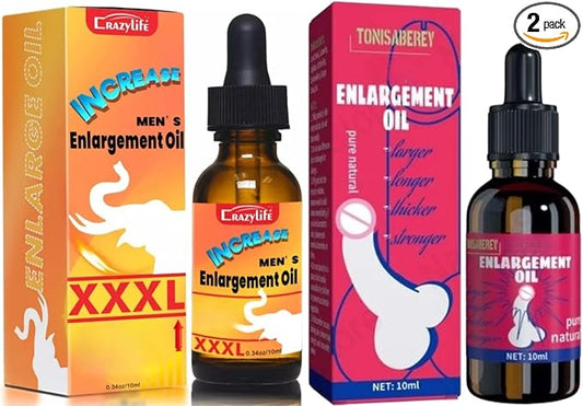 2pcs XXXL Man Extra Power Strength Massage Essential Oil 0.68 FL OZ (F395-F205)