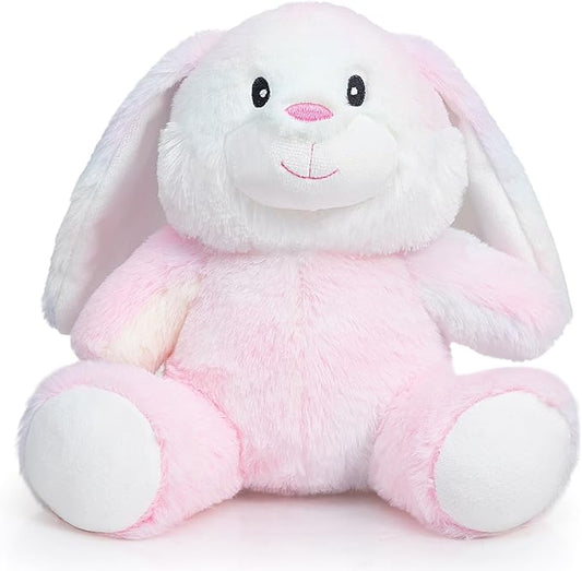 HollyHOME Bunny Stuffed Animal, Easter Bunny Plush Toys, Soft and Cuddly Stuffed Rabbit Easter Gift for Kids Baby Girls 10inch Rainbow