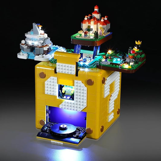 Light Kit for Lego 71395 Question Mark Building Set, Compatible with Lego 71395 Building Blocks Model(Not Include Blocks Set)