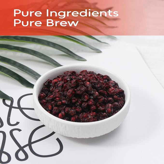 FullChea - Schisandra Berries, 4oz/114g, Dried Schisandra Chinensis Berry | Natural schisandra berry tea, Non-GMO, caffeine-free, flexible bulk herb for custom tea blends