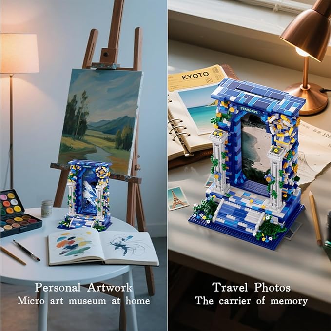 Micro Mini Starry Sky Gate Building Block Toys, Gifts for Children and Adults (1745 PCS)