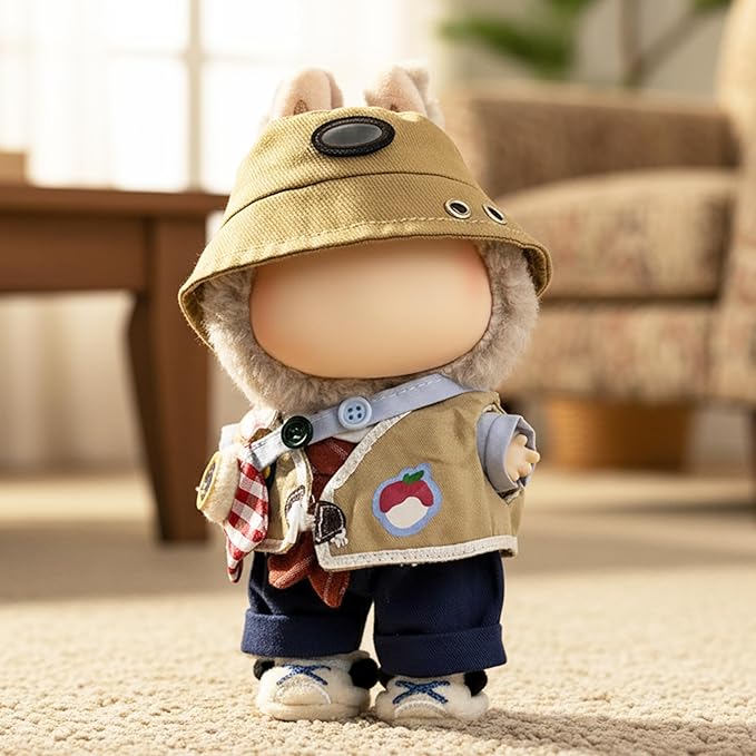 Clothes Fit for 17CM Doll, Fashion Doll Clothes Outfit Set Cute Theme Designer Toys Dress Accessories for Collector Fans Display (Exploration)