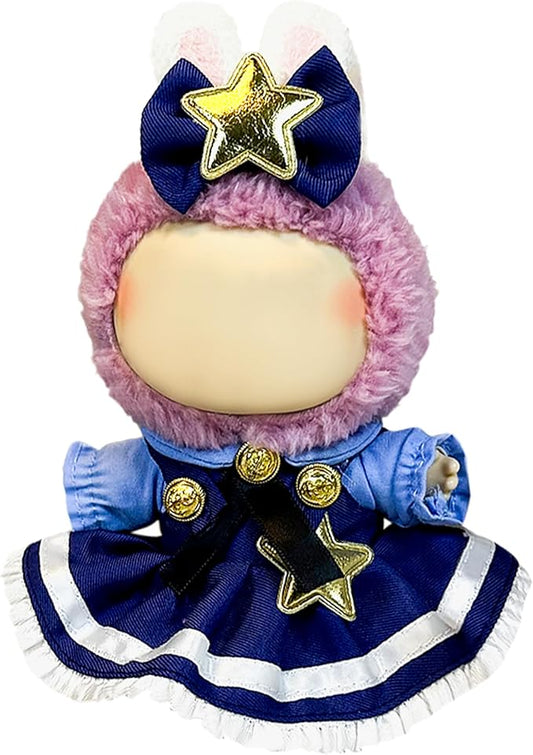 Clothes Fit for 17CM Doll, Fashion Doll Clothes Outfit Set Cute Theme Designer Toys Dress Accessories for Collector Fans Display (Bunny Police)