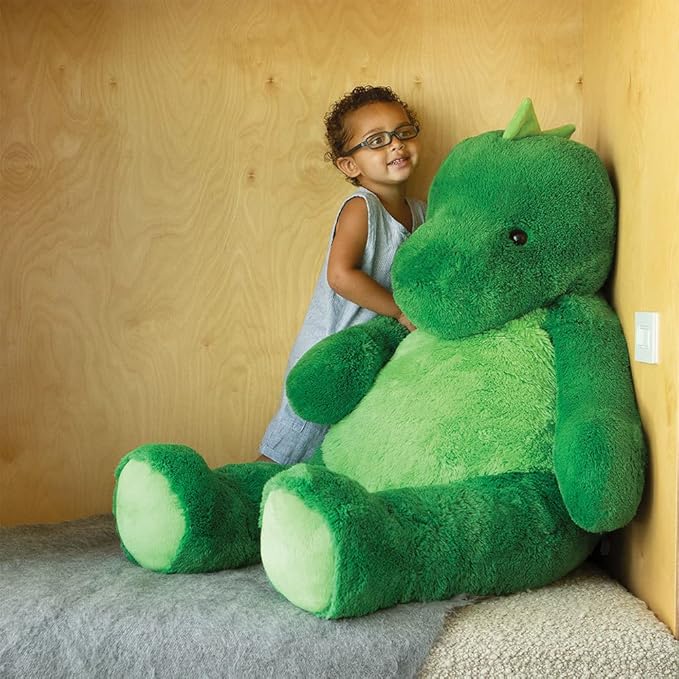 Vermont Teddy Bear Giant Dinosaur Stuffed Animal - 4 Foot T-Rex Plush Toy from Giant Cuddle Collection, Adorable Dinosaur Stuffed Animal for Kids & Adults - Perfect Giant Plush Toy for All Ages