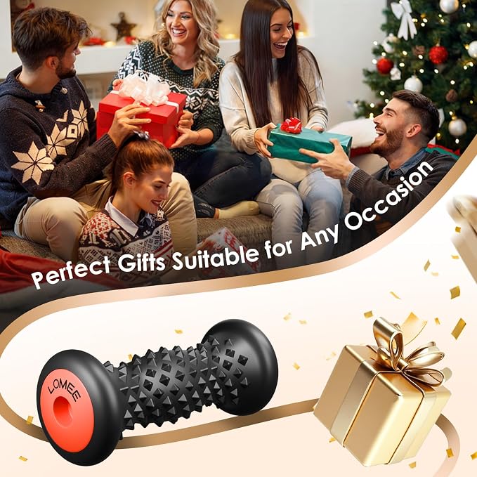 Foot Roller Massager for Plantar Fasciitis, Foot Arch and Heel Pain Relief | Deep Tissue Muscle Massage, Feet Ergonomic & Rounded Top Design