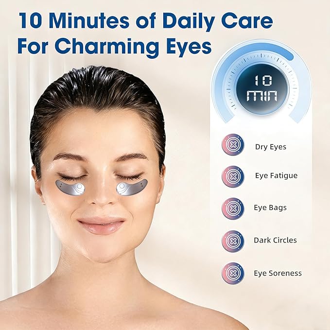 Eye Pods for Under Eyes Bags, Eyes Lift Instant Cream, Red Light Therapy Eyes Pads Patches for Dark (1 PC Eye Pods)