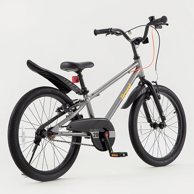 RoyalBaby EZ Fride Kids Bike 16 18 20 Inch, Lightweight Aluminum 2-in-1 Balance to Pedal Bike with One-Key Switch for Boys Girls Ages 4+