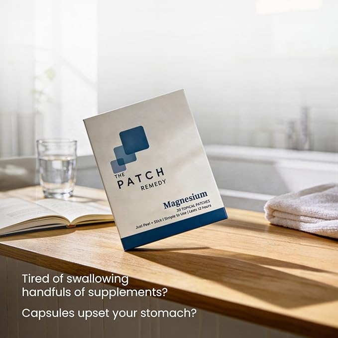 The Patch Remedy Magnesium Patch | Magnesium Glycinate | 30 Patches
