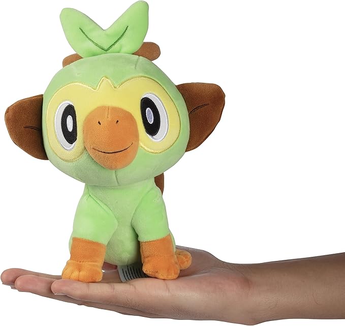 Pokemon 8" Grookey Plush Officially Licensed - Sword and Shield Starter Figure - Authentic Soft Stuffed Animal Toy - Holiday Christmas Stocking Stuffer Gift for Kids, Boys, Girls - 2+