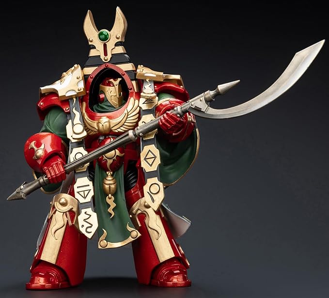 JOYTOY Warhammer 40K 1/18 Action Figures, Thousand sons Legion Praetor in Cataphractii Terminator Armour Castor for Collectors & Decor, Ideal Gift for Birthdays, Character Figure -JT5765