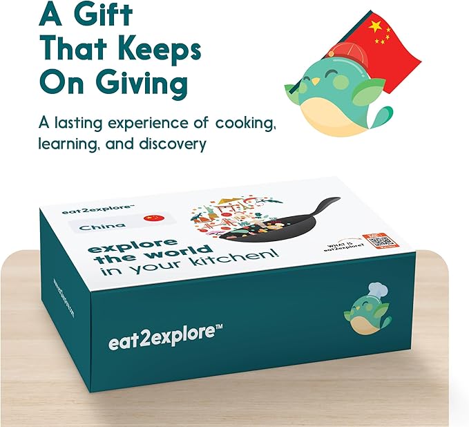 Cooking Kits for Kids - Interactive & Educational Set with 3 Recipe Cards, Key Ingredients & Cooking Tools - Ideal Idea for Kids who Love to Create Meals (China Edition)