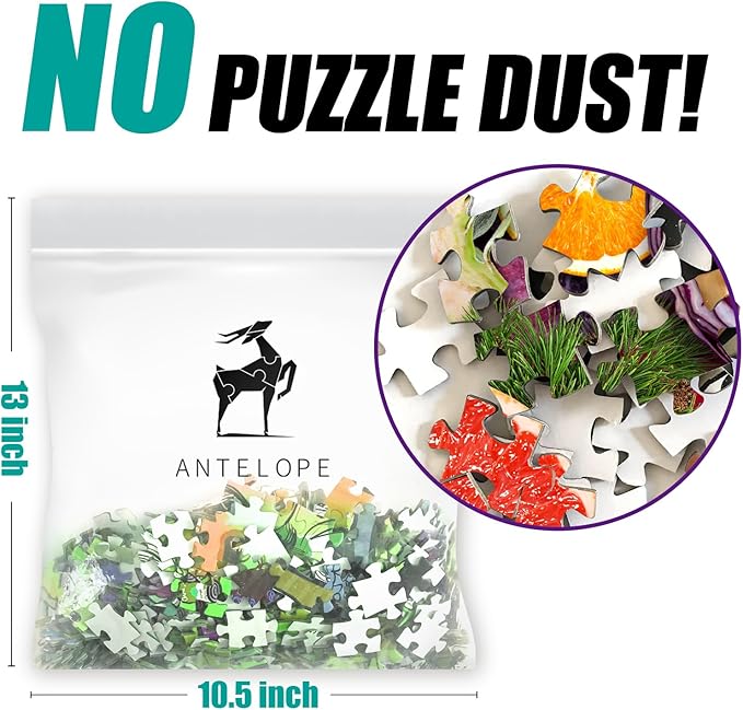 Antelope - 1000 Piece Puzzle for Adults, Harvest Platter - Jigsaw Puzzles 1000 Pieces, High Resolution, Matte Finish, No Dust