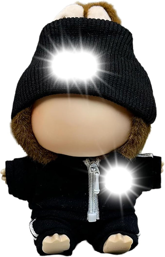 Clothes Fit for 17CM Doll, Fashion Doll Clothes Outfit Set Cute Theme Designer Toys Dress Accessories for Collector Fans Display (Black Sports Suit)