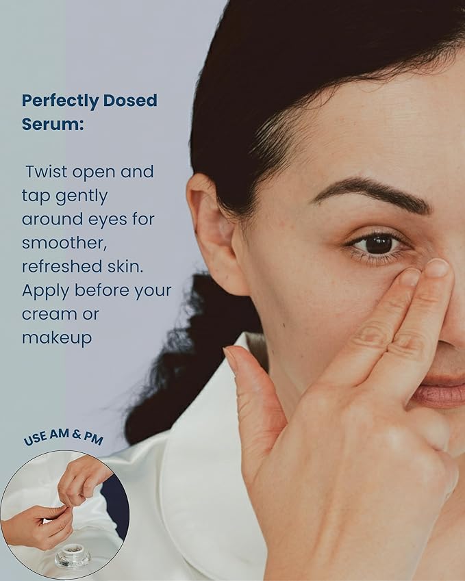 UP21 Eye Serum for Dark Circles & Puffiness (14 cap jar)