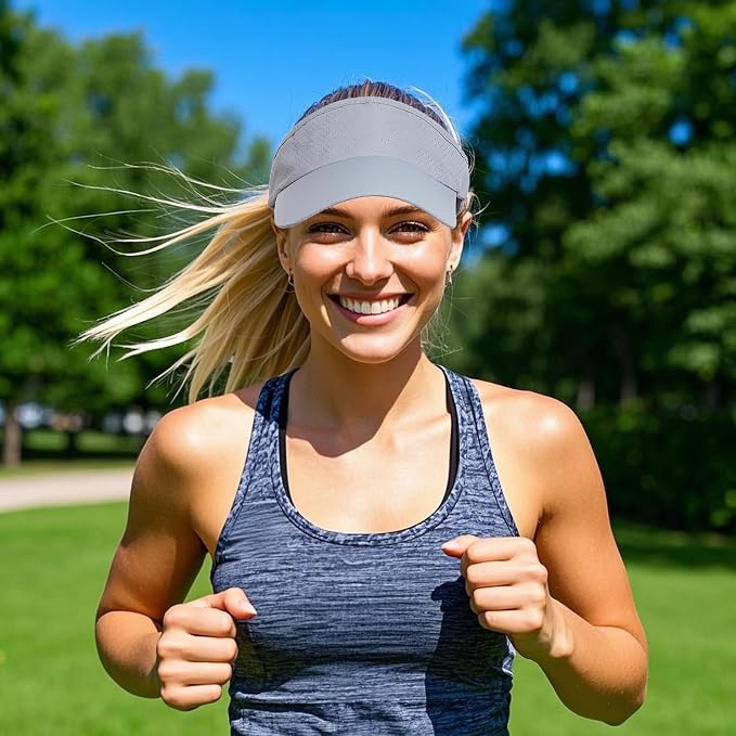 choyaxo 3pcs Sun Visor Hats UV Protection Beach Hats Golf Caps for Men Women Summer Beach Pool Sports Golf