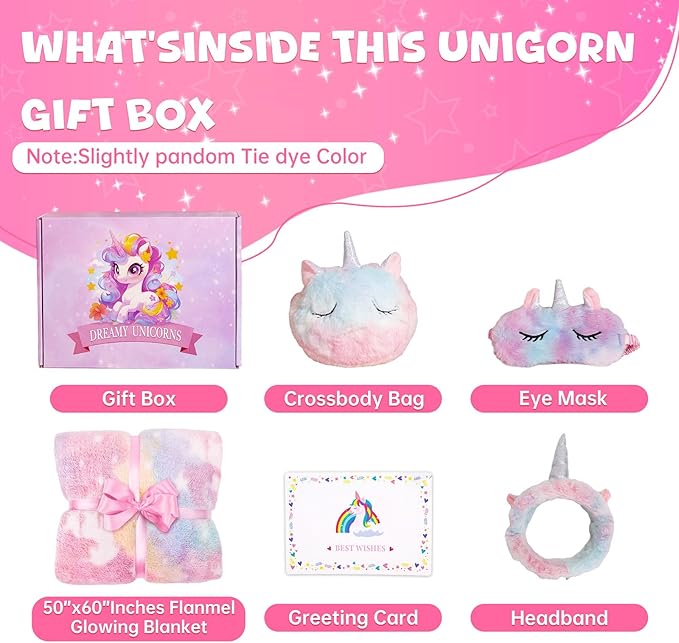 Jenria Unicorn Gifts for Girls, Birthday Gifts for Girls Age 3 4 5 6 7 8 9 10 Years Old Girl Birthday Gift Ideas, Unicorn Toys, Daughter, Niece, Granddaughter