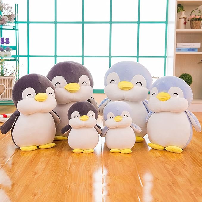 17.7 Inch Plush Penguin Stuffed Animal - Hugging Pillow with Smile Face, Cuddly Penguin Plushie Toy for Kids and Lovers - Perfect for Birthdays, Valentine's, Christmas