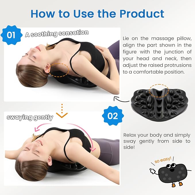Shoulder Blade & Trapezius Trigger Point Massager, Back Stretcher | 22 Pressure Nodes, Deep Muscle Massage，Firm High-Density Foam, Ergonomic Arch, Body-Weight Massage,Daily Relaxation