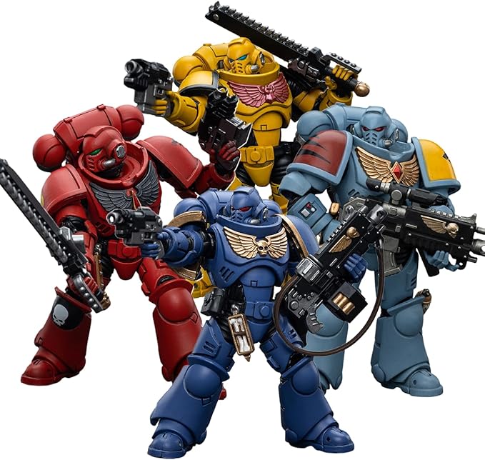 JOYTOY Warhammer 40,000 1/18 Action Figure Intercessors 4PCS Collection Model Birthday Gifts