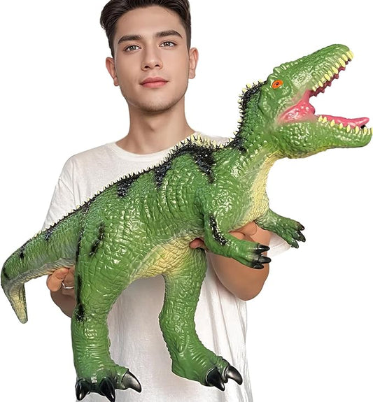 Toddler Big Dinosaur Toy - 29 inch Large Giganotosaurus Dinosaur Toys, Giant Inflatable Dinosaur Toys for Kids 3-5, Dinosaur Party Birthday Gifts for Boys Girls (Giganotosaurus)