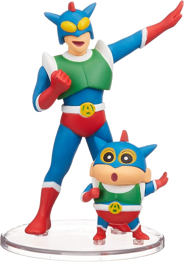 Medicom UDF Crayon Shin-chan Action Mask & Action Mask Shin-chan (PVC Figure) Full Height About 3,7"/1,7"