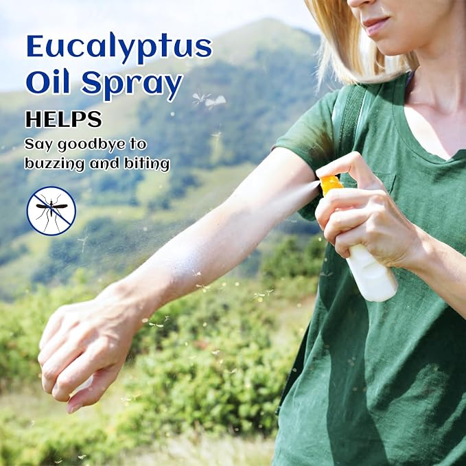 HIQILI Eucalyptus Essential Oil for Spray, Diffuser & Skin - 16 Fl Oz