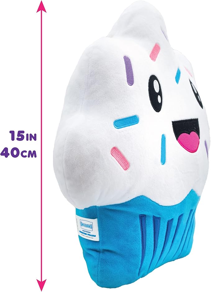 Scentco Smillows - Gourmet Scented Stuffed Plush Pillows (Cupcake) - Accent, Throw, Decorative, Fun Pillows - Kids Room Decor, Gift for Kids