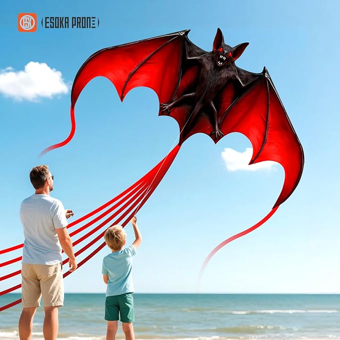 Large Kite with String Reel, Safe and Easy to Fly Kites for Kids and Adults,Outdoor Parent-Child Toy Gift,Perfect for Beach Park Family Outdoor Activities and Games.