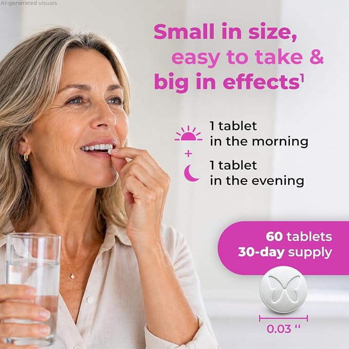 Remifemin Menopause Symptoms Relief - Clinically Proven Ingredients - Menopause Supplements - Black Cohosh - Estrogen-Free - Made in Germany - 60 Tablets