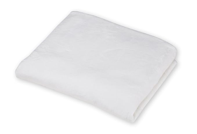 American Baby Company Heavenly Soft Chenille Fitted Pack N Play Playard Sheet 27" x 39", Warm and Cozy Chenille Pack and Play Sheet, White, for Boys and Girls, Fits Most Mini Crib Mattresses