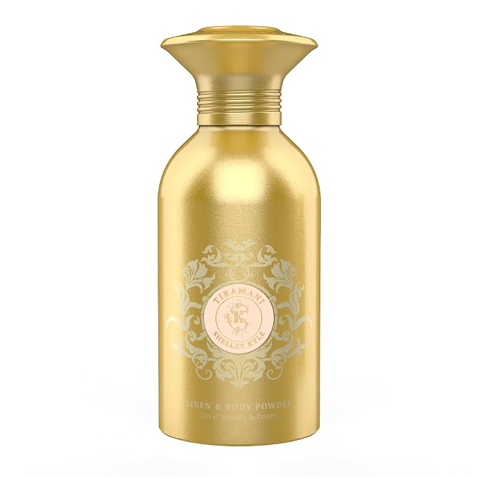 Talc-Free Body Powder for Women for Daily Use and After Bath with Fragrant Dusting Powder - Tiramani 365 g (Puff not Included)