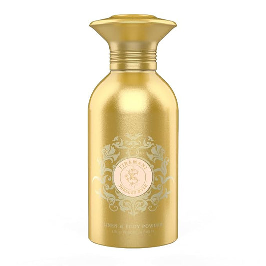 Talc-Free Body Powder for Women for Daily Use and After Bath with Fragrant Dusting Powder - Tiramani 365 g (Puff not Included)