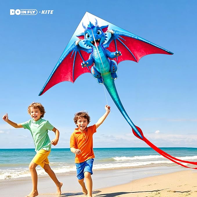 Kite for Ages 8-12, Easy to Fly and Assemble Rocket Kites for Beginner, Single Line String Professional Kites for Beach and Outdoor Activity